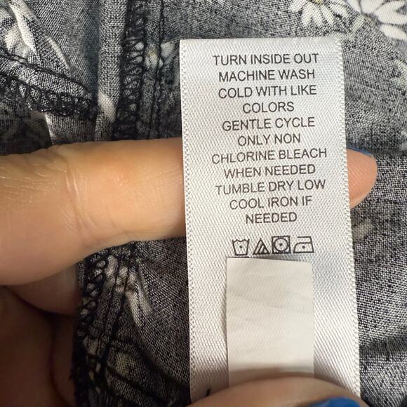 Maurice’s sz. Medium black white baby doll daisy feminine sundress casual #4051 - Picture 9 of 10